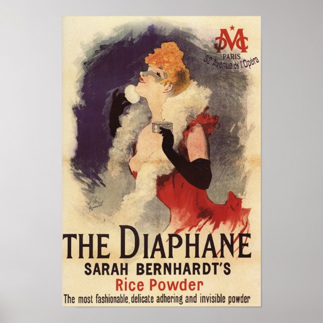 Poster de la femme La Diaphane Powdering Face Prom (Devant)