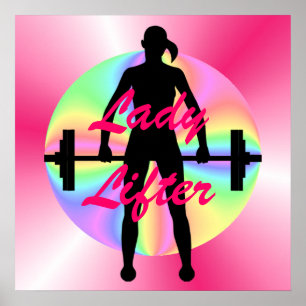 Poster de la femme Lady Lifter