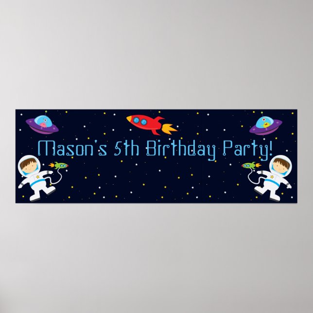 Poster de la fête d'anniversaire (Devant)