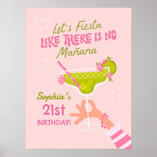 Poster de la fête d'anniversaire pour adultes Marg