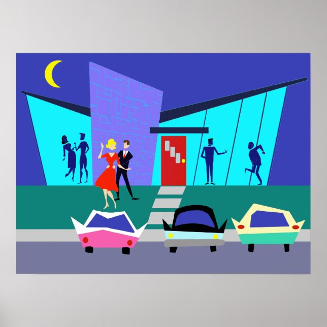 Poster de la fête de Retro Open House (Devant)