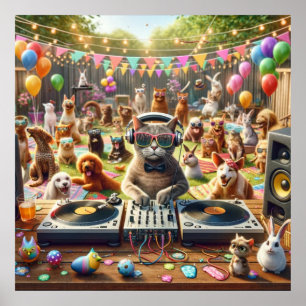 Poster de la fête des animaux