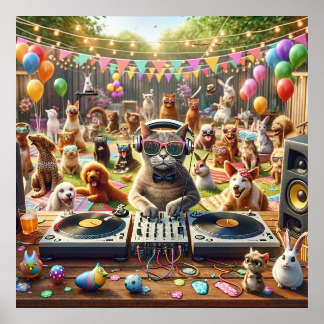 Poster de la fête des animaux (Devant)