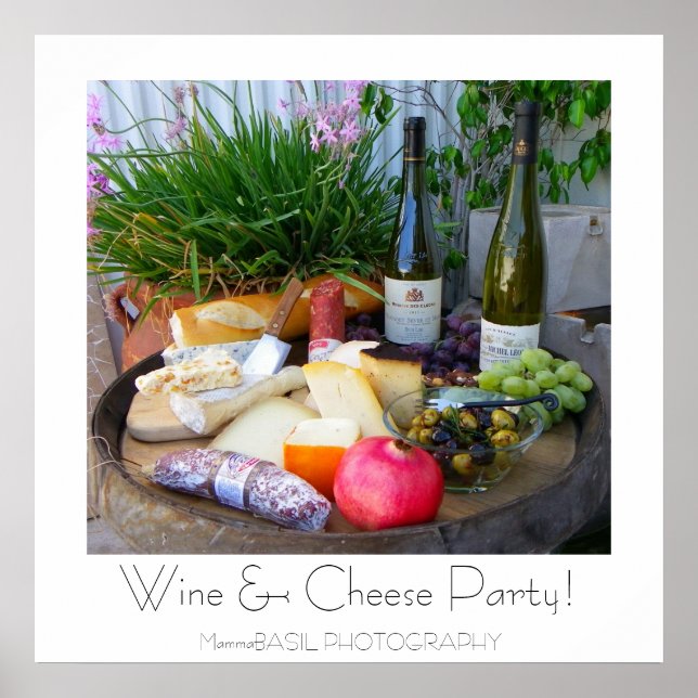 Poster de la fête du vin et du fromage ! (Devant)