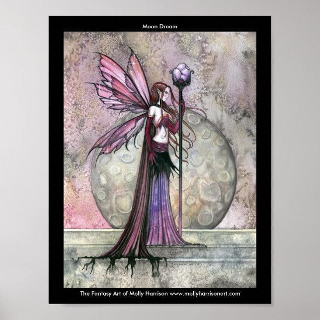 Poster de la fête Moon Dream par Molly Harrison (Devant)