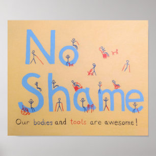 Poster de la Fierté d'invalidité "No Honte in Scoo