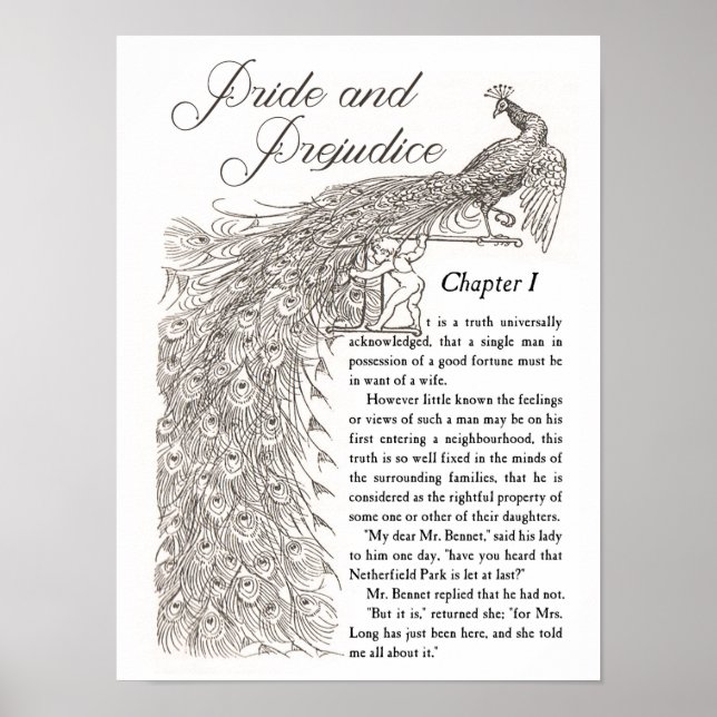 Poster de la fierté et du préjugé (Devant)