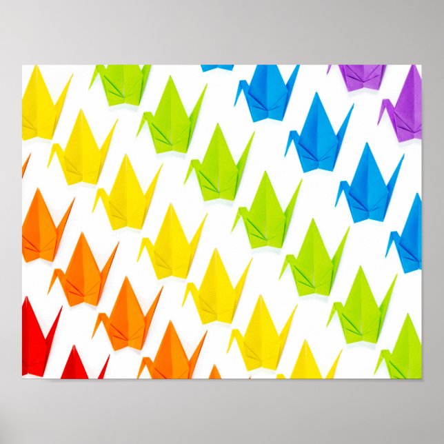 Poster de la Fierté Origami (Devant)