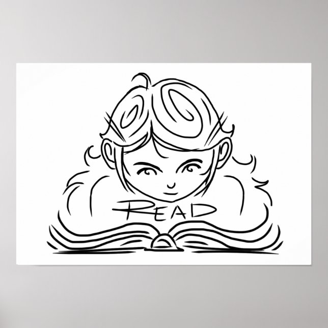 Poster de la fille du lecteur (Devant)