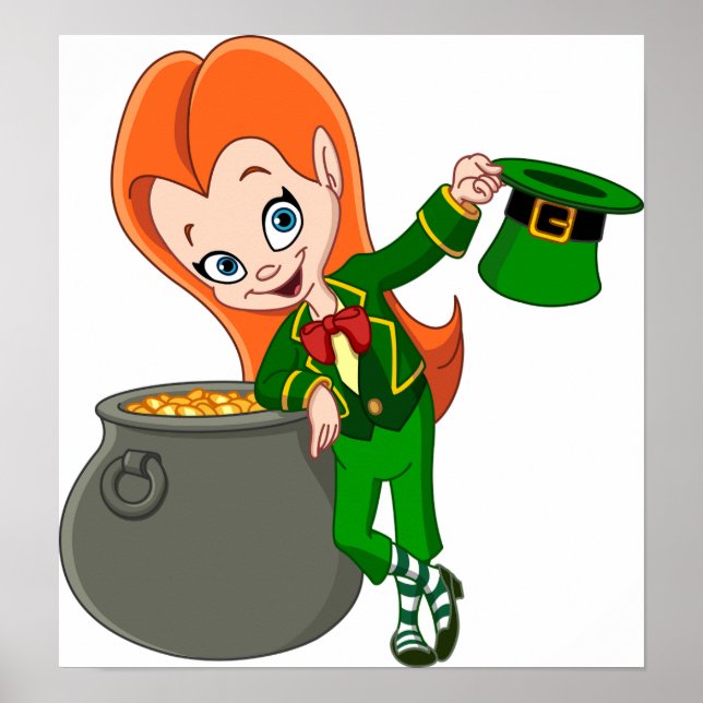 Poster de la fille Leprechaun (Devant)