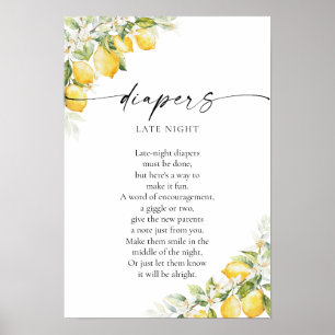 Poster de la fin de la nuit sur les Baby showers c