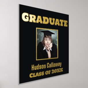 Poster de la finition Gold Foil Votre photo