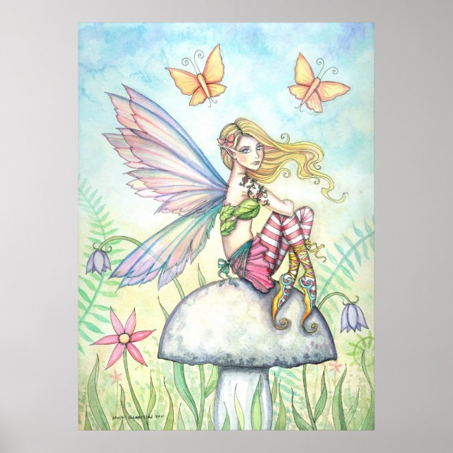 Poster de la fleur de jardin d'Helena (Devant)