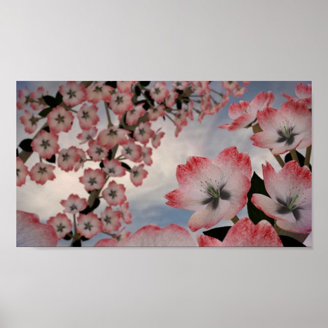 Poster de la floraison de neige Crimson (Devant)