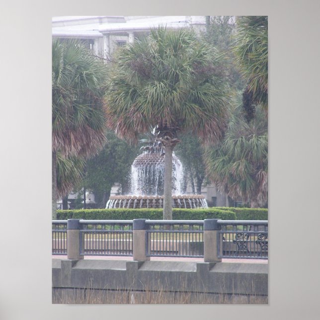 Poster de la Fontaine de Charleston (Devant)