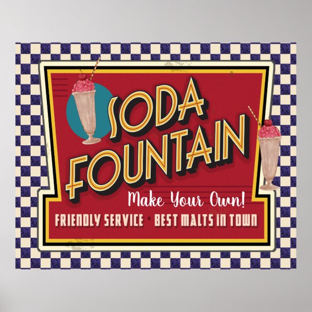 Poster de la Fontaine de Soda (Devant)