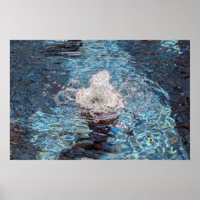 Poster de la fontaine d'eau (Devant)