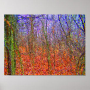 Poster de la forêt d'art