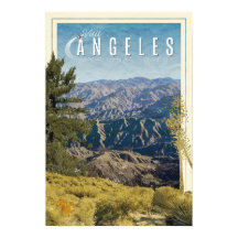 Poster de la forêt nationale de Los Angeles