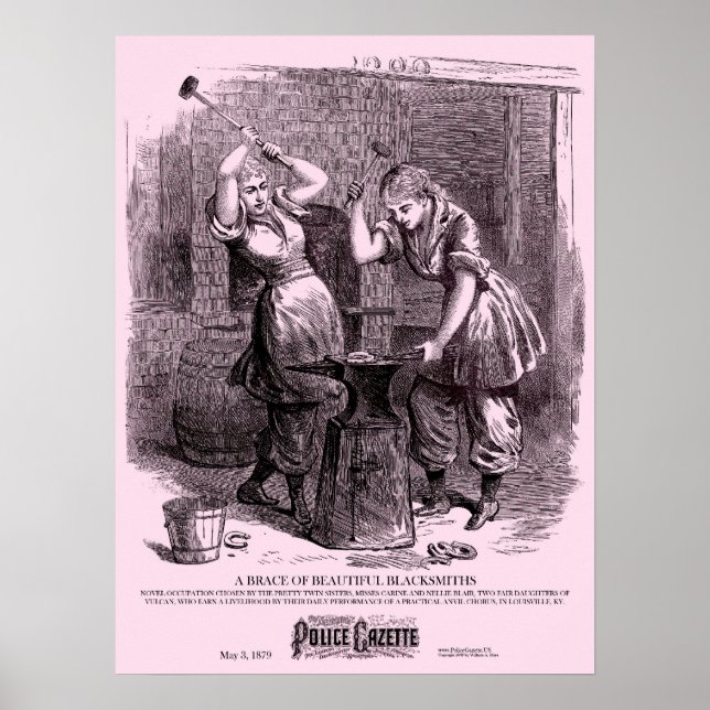 Poster de la Gazette de police Blacksmiths (Devant)