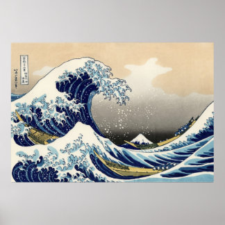 Poster de la Grande Vague de Kanagawa