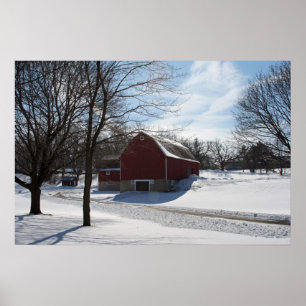 Poster de la grange d'hiver