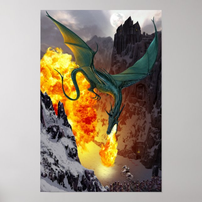 Poster de la grève du dragon (Devant)