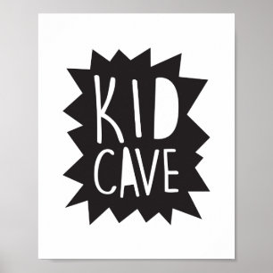 Poster de la grotte Kid Imprimer