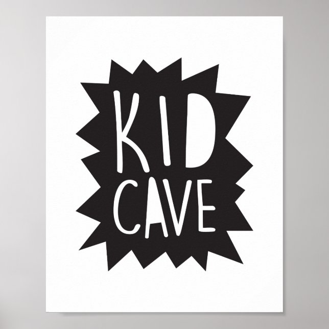 Poster de la grotte Kid Imprimer (Devant)