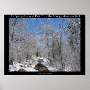 Poster de la hutte de neige des sources chaudes
