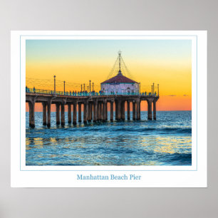 Poster de la jetée de Manhattan Beach
