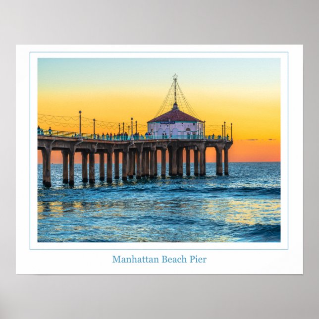 Poster de la jetée de Manhattan Beach (Devant)