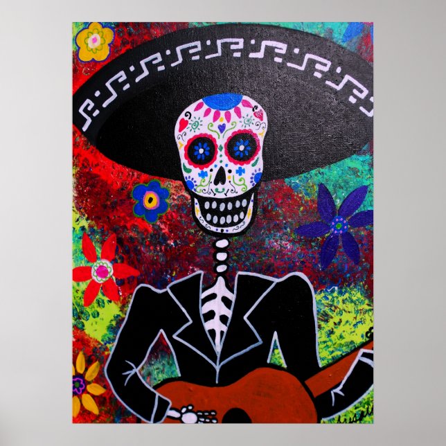 Poster de la Journée de la Mariachi morte (Devant)