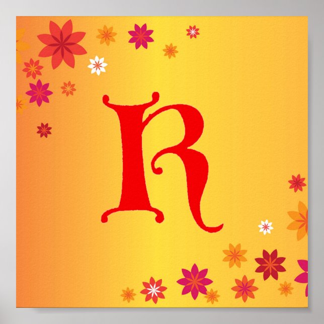 Poster de la lettre K (Devant)