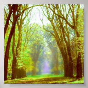 Poster de la lumière du printemps