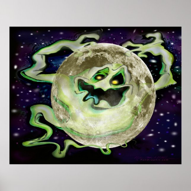 Poster de la lune fantôme (Devant)