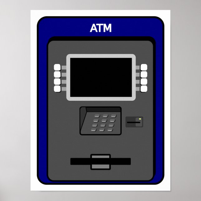 Poster de la machine ATM (Devant)