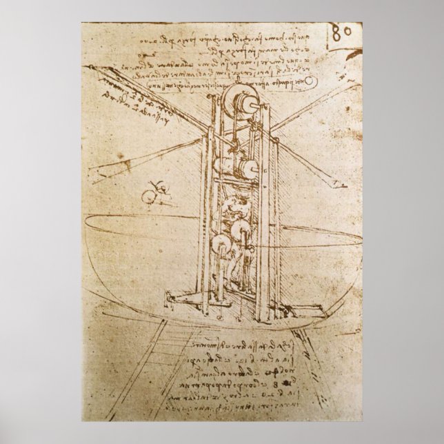 Poster de la machine volante (Devant)