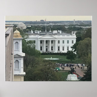Poster de la Maison Blanche Washington DC