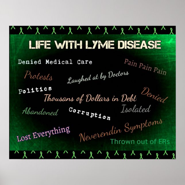 Poster de la maladie de Lyme (Devant)