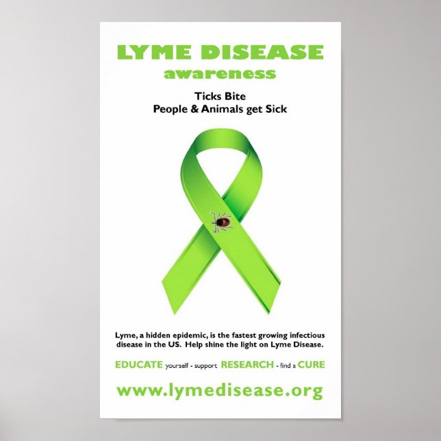 Poster de la maladie de Lyme (Devant)
