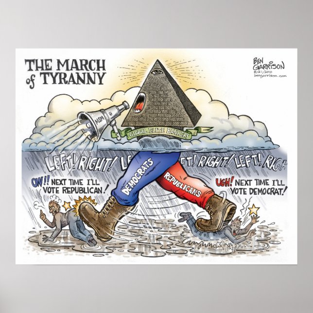 Poster de la Marche de la tyrannie (Devant)