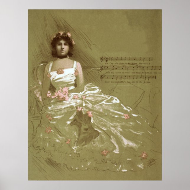 Poster de la mariée vintage (Devant)