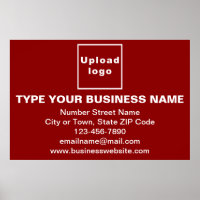 Poster de la marque commerciale sur le rectangle r