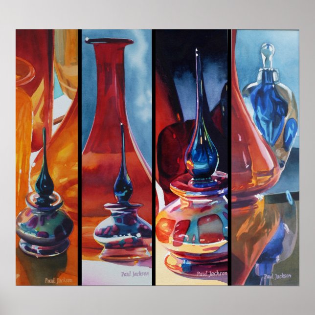 Poster de la ménagerie en verre d'art (Devant)