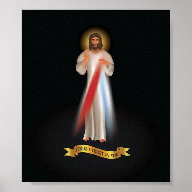 Poster de la miséricorde divine (Devant)