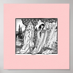 Poster de la mode Moyen Age