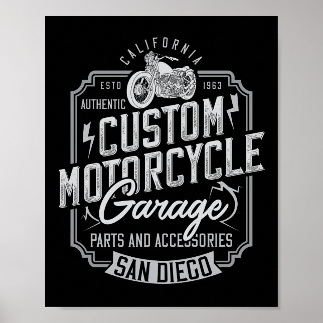 Poster de la moto (Devant)