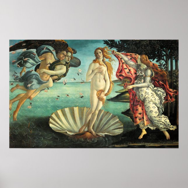 Poster de la naissance de Vénus (Devant)