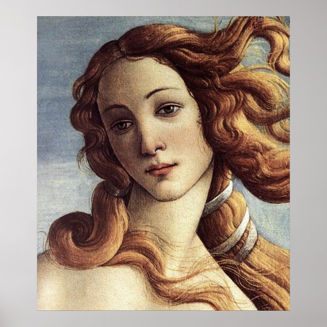 Poster de la naissance de Vénus (détail) (Devant)